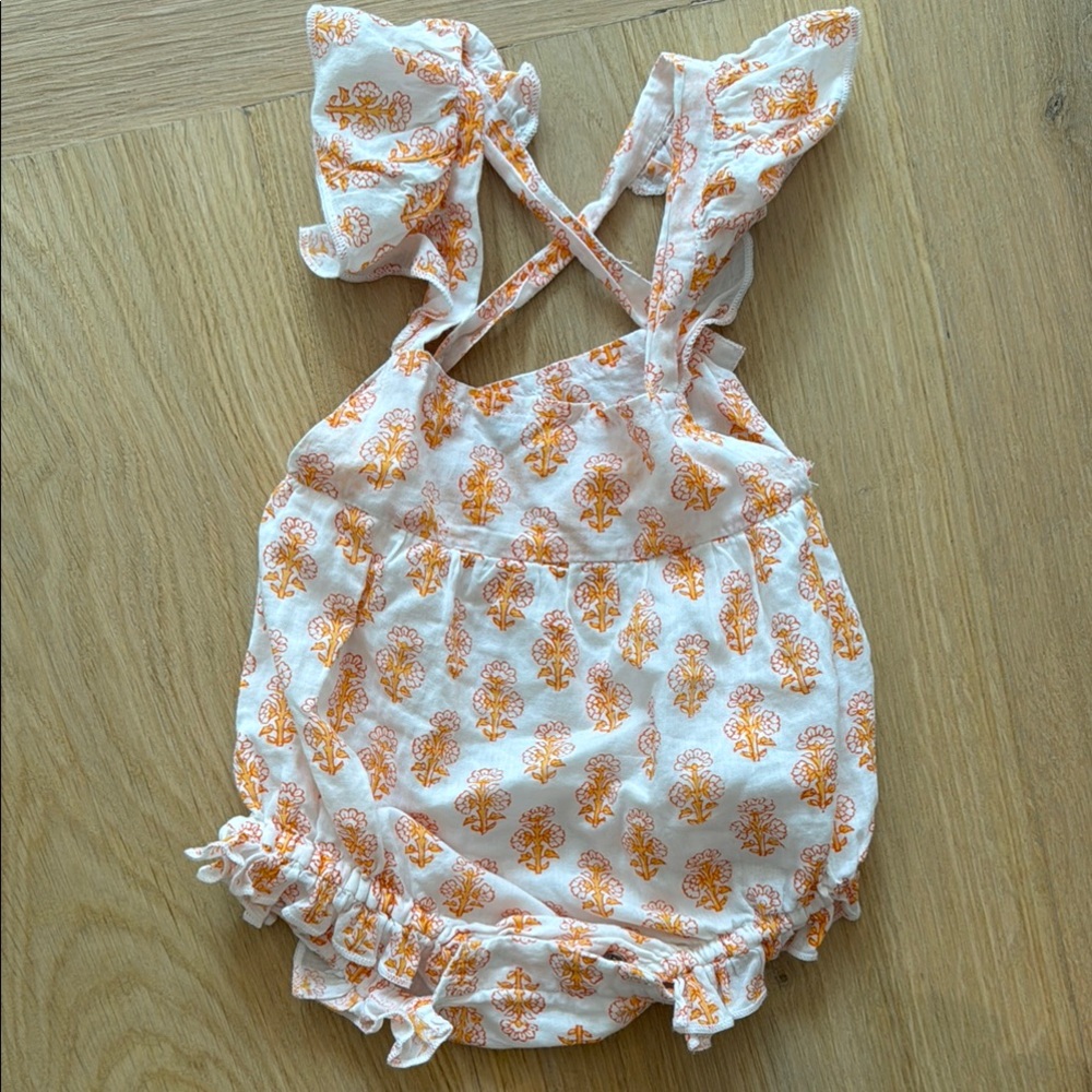 Floral Kids One Piece Romper